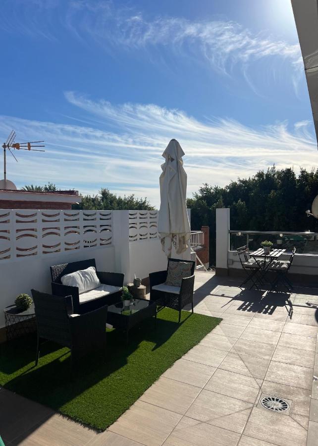 Casa Carmen Ático Primera linea de playa Málaga Exterior foto